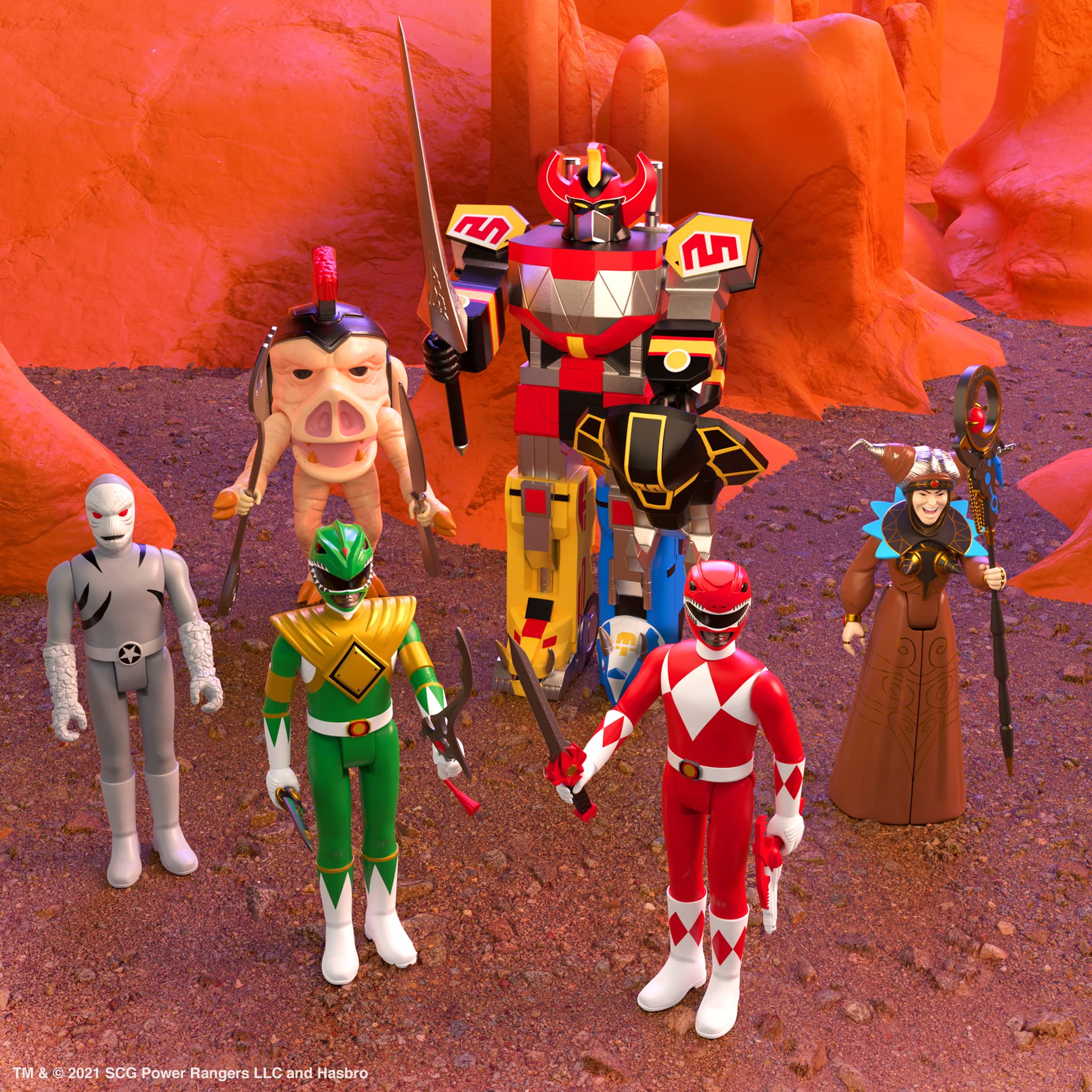 Mighty Morphin Power Rangers Reaction Figure Wave 1 - Pudgy Pig Classic Collectibles and Retro Toys - Image 5