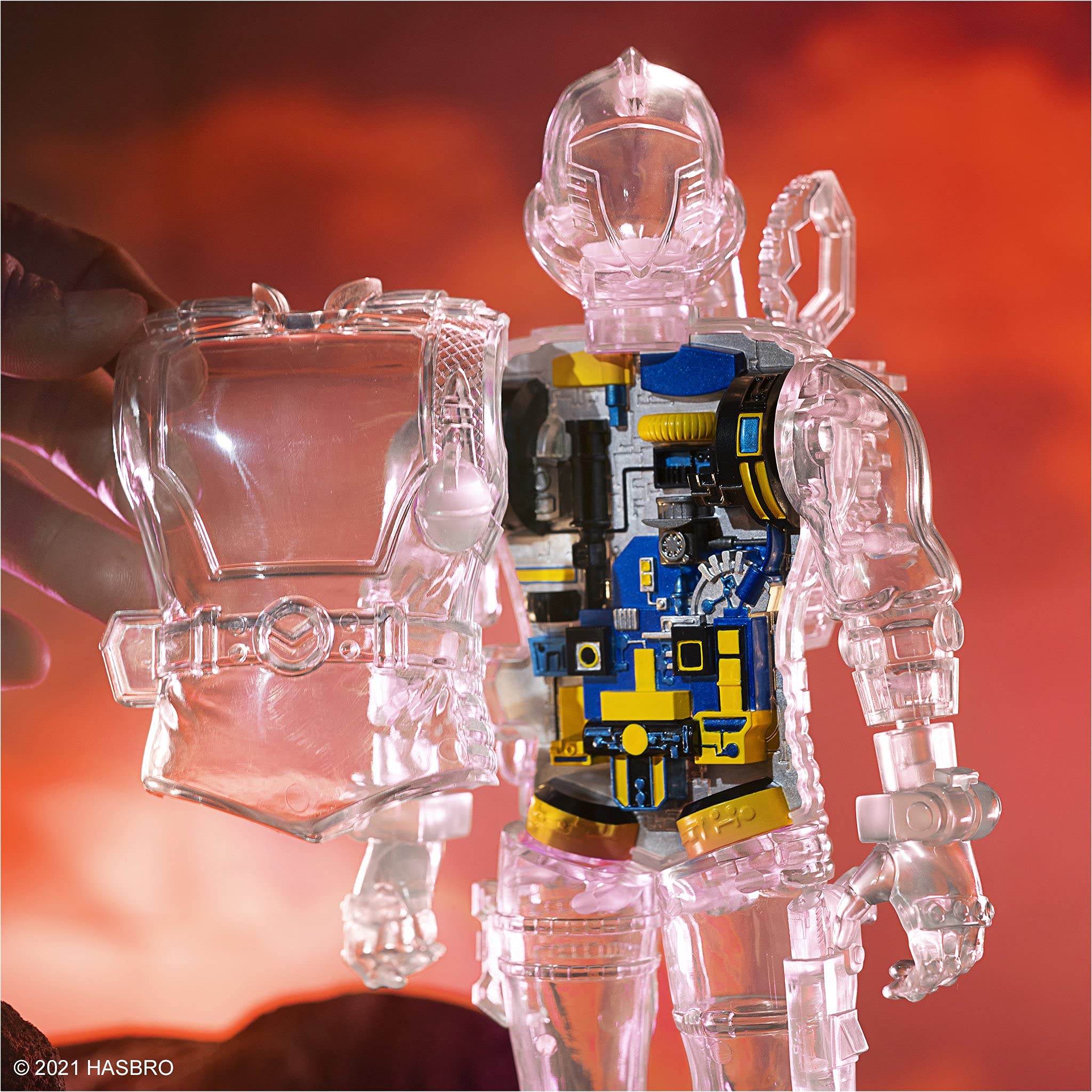 Super7 G.I. Joe Super Cyborg Cobra B.A.T. (Clear) Action Figure, Multicolor - Image 5