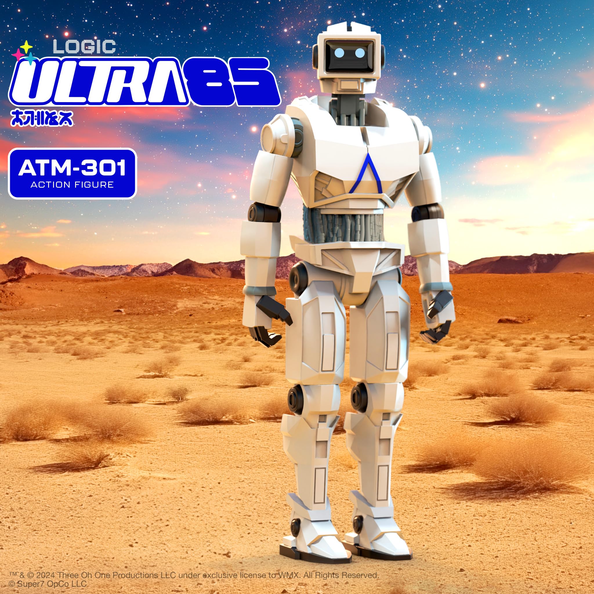 Super7 Logic ATM-301 (Ultra 85) - 3.75" Logic Action Figure Classic Sci-Fi and Hip Hop Collectibles and Retro Toys - Image 5