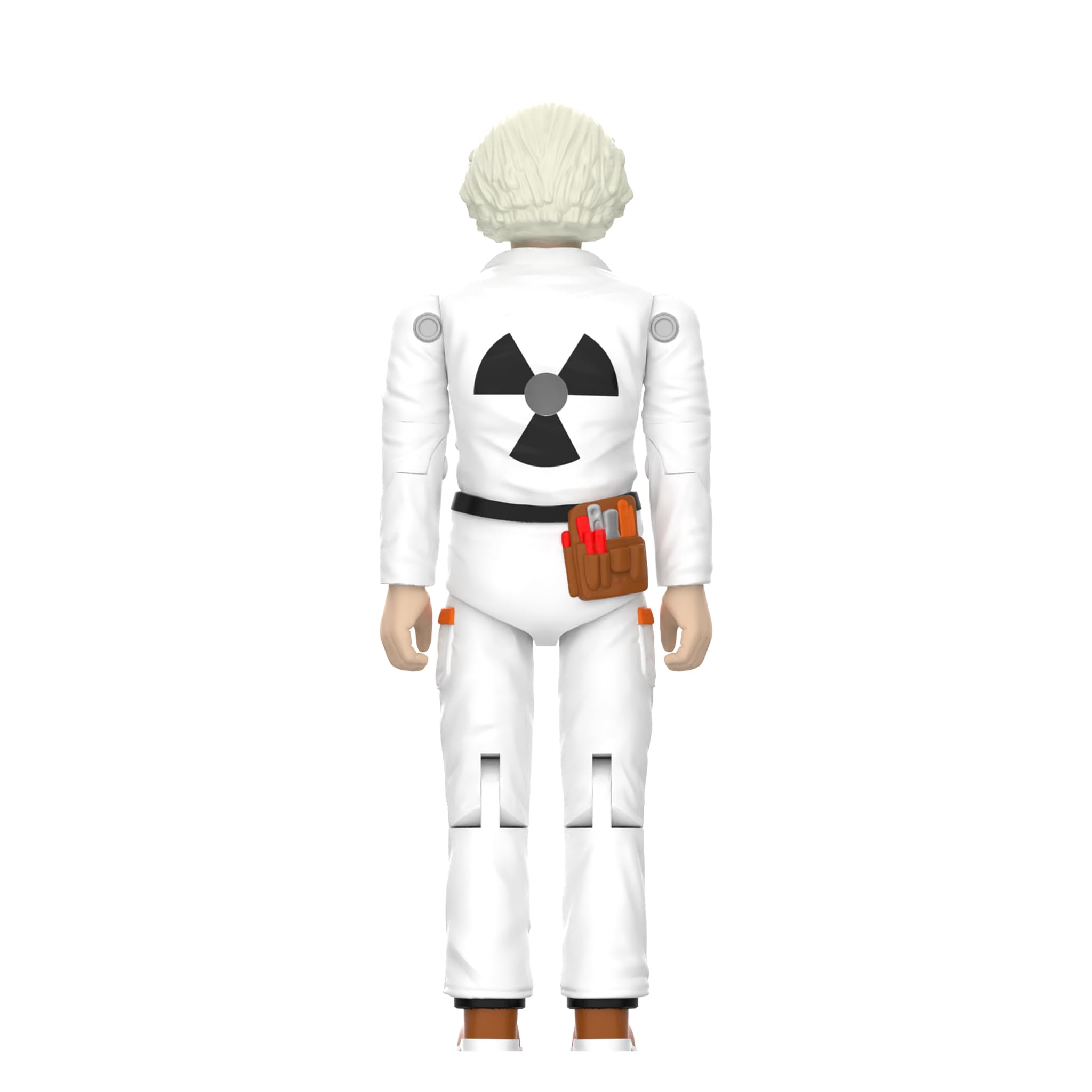 Super7 Reaction+ Back to The Future Doc Brown (1985) - 3.75" Back to The Future Action Figure with Accessories - Classic '80s Movie Collectibles and Retro Toys - Image 3