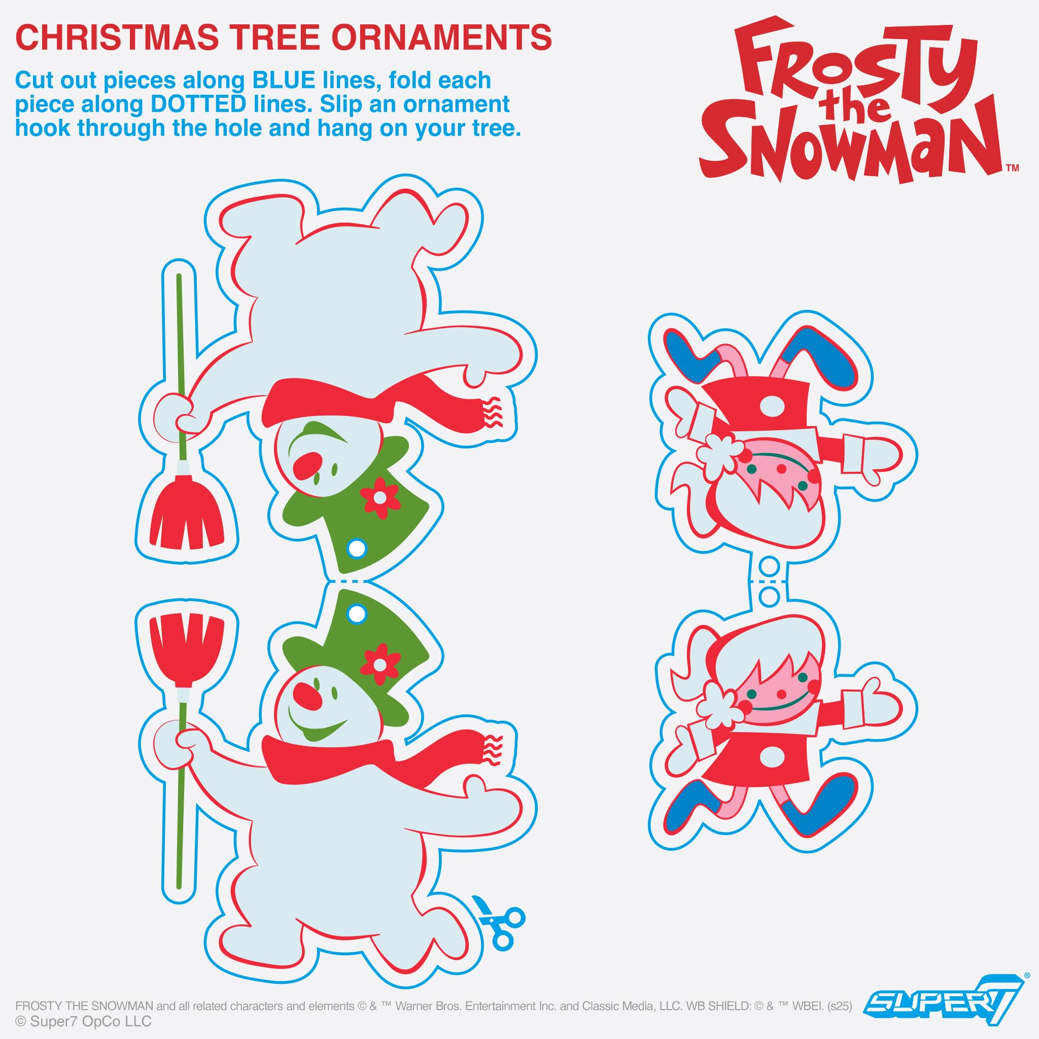 Super7 Reaction Figure Frosty The Snowman (Candy Box Inspired) - 3.75" Frosty The Snowman Action Figure with Accessory - Classic TV Collectibles and Retro Toys - Image 3