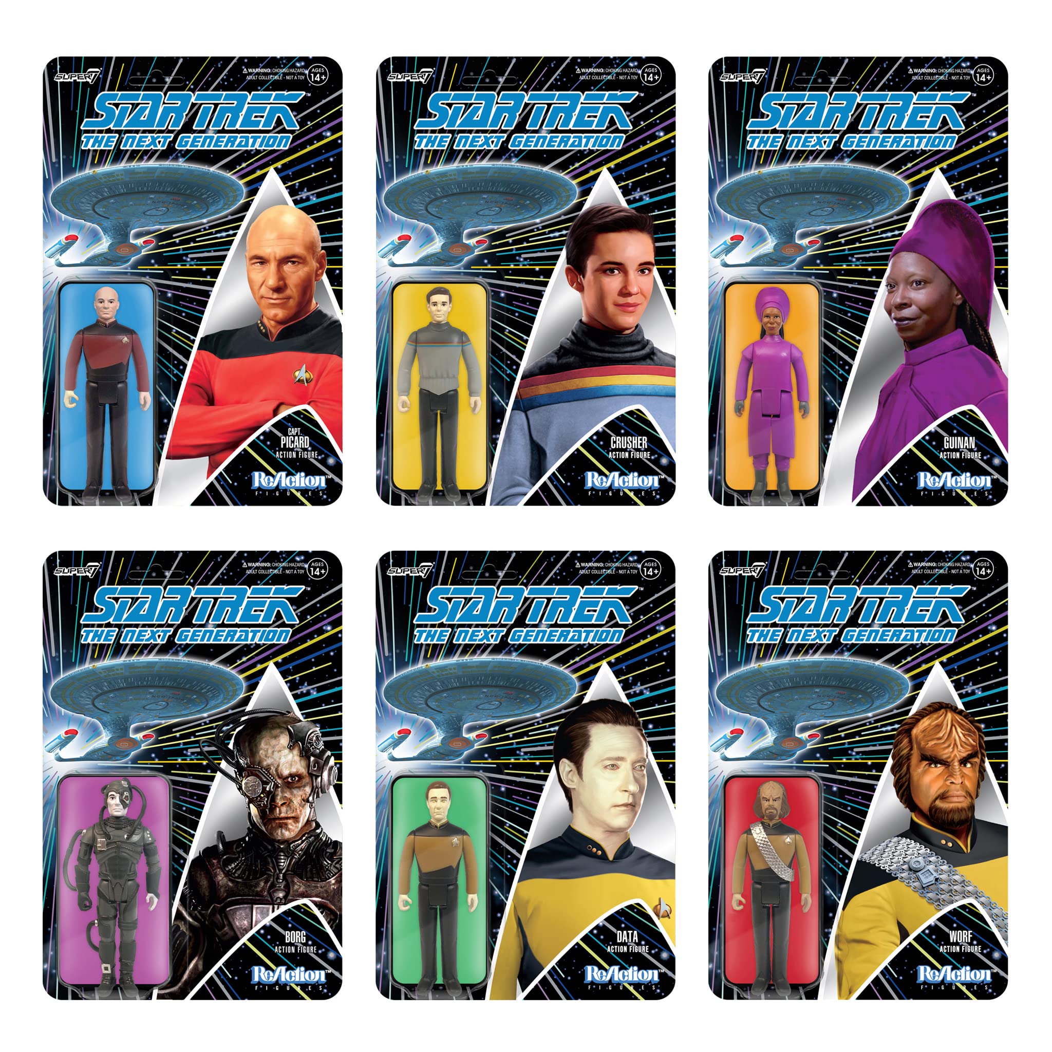 Super7 Star Trek: The Next Generation Wesley Crusher - 3.75" Star Trek Action Figure Classic TV Show Collectibles and Retro Toys - Image 5