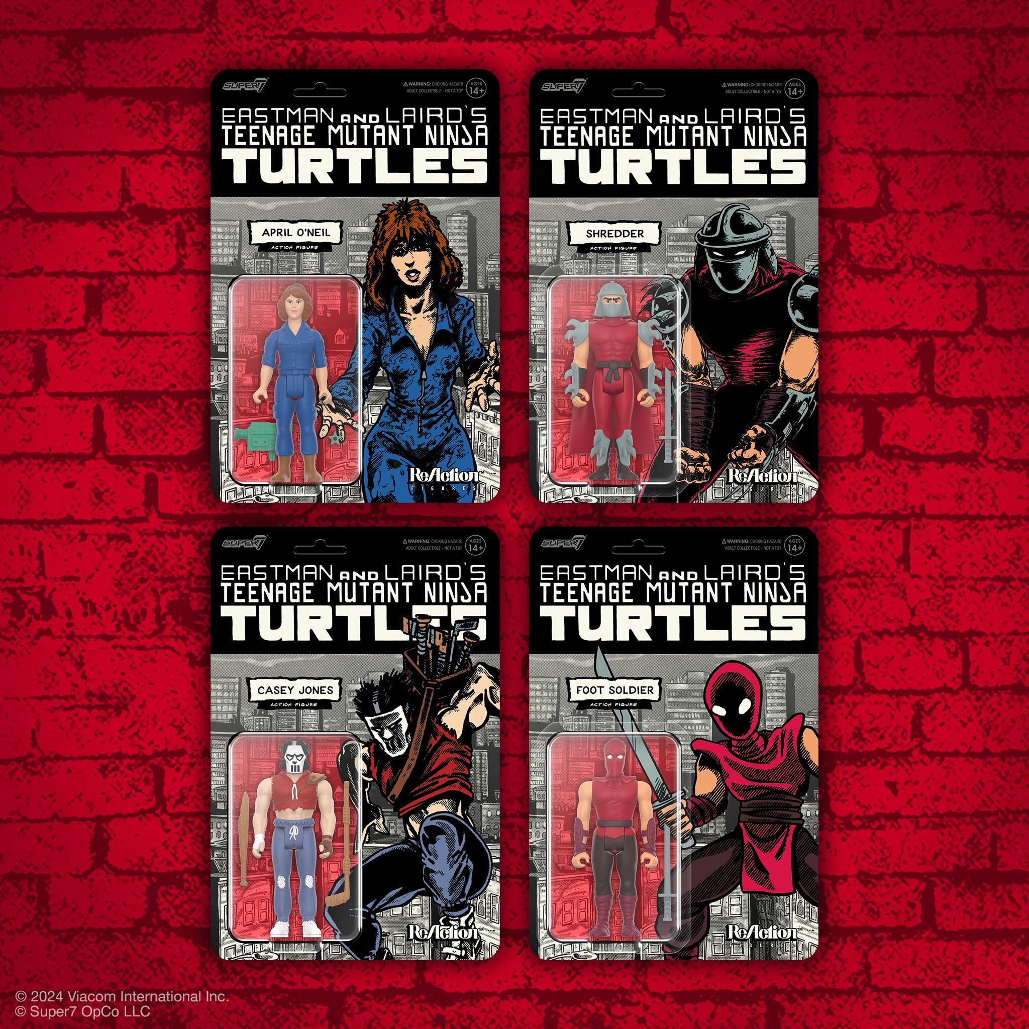 Super7 Teenage Mutant Ninja Turtles April O'Neil (Comic Color) - 3.75" TMNT Action Figure with Accessories Classic Cartoon Collectibles - Image 7