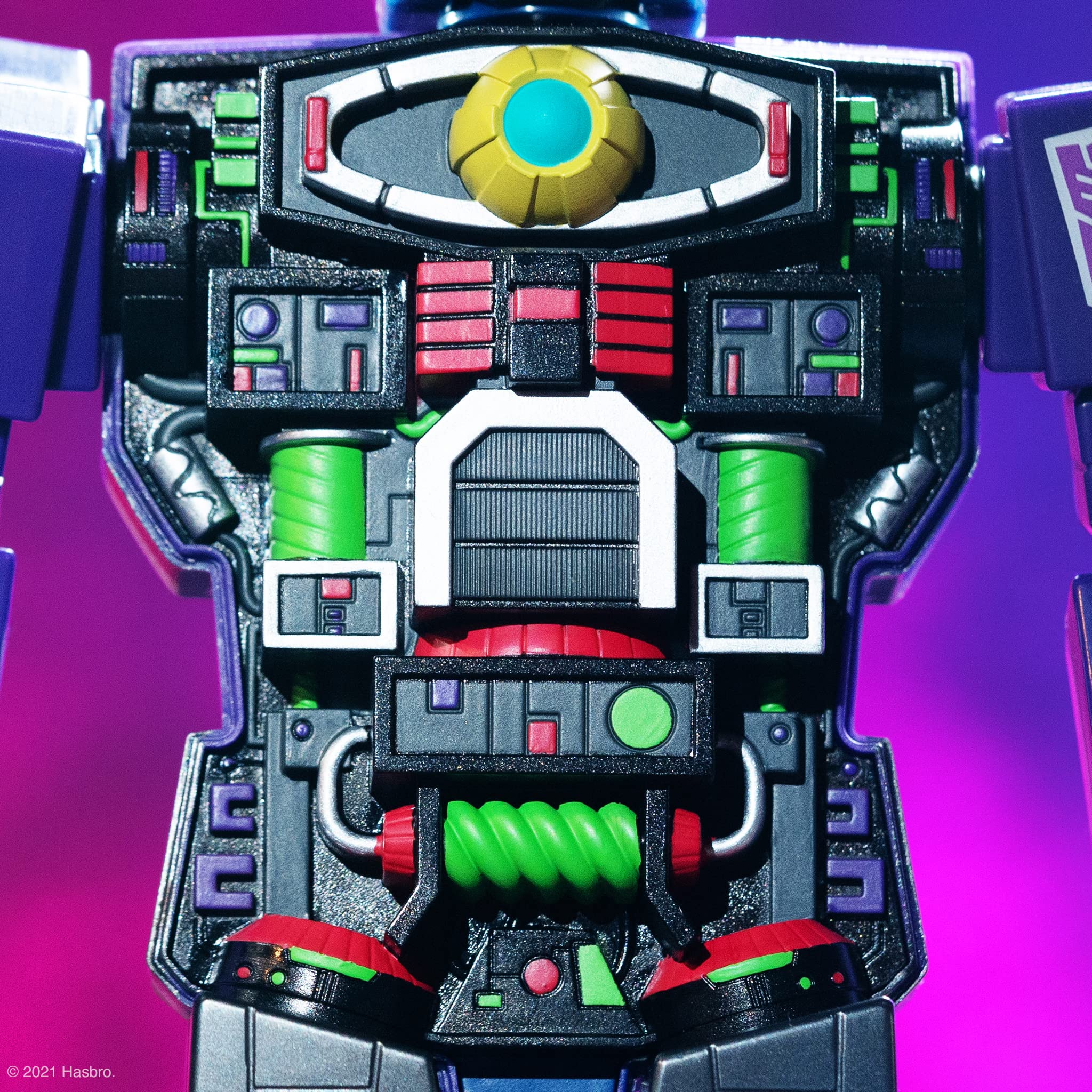Super7 Transformers Optimus Prime﻿ (Shattered Glass Purple) 11 in Super Cyborg Action Figure - Image 5