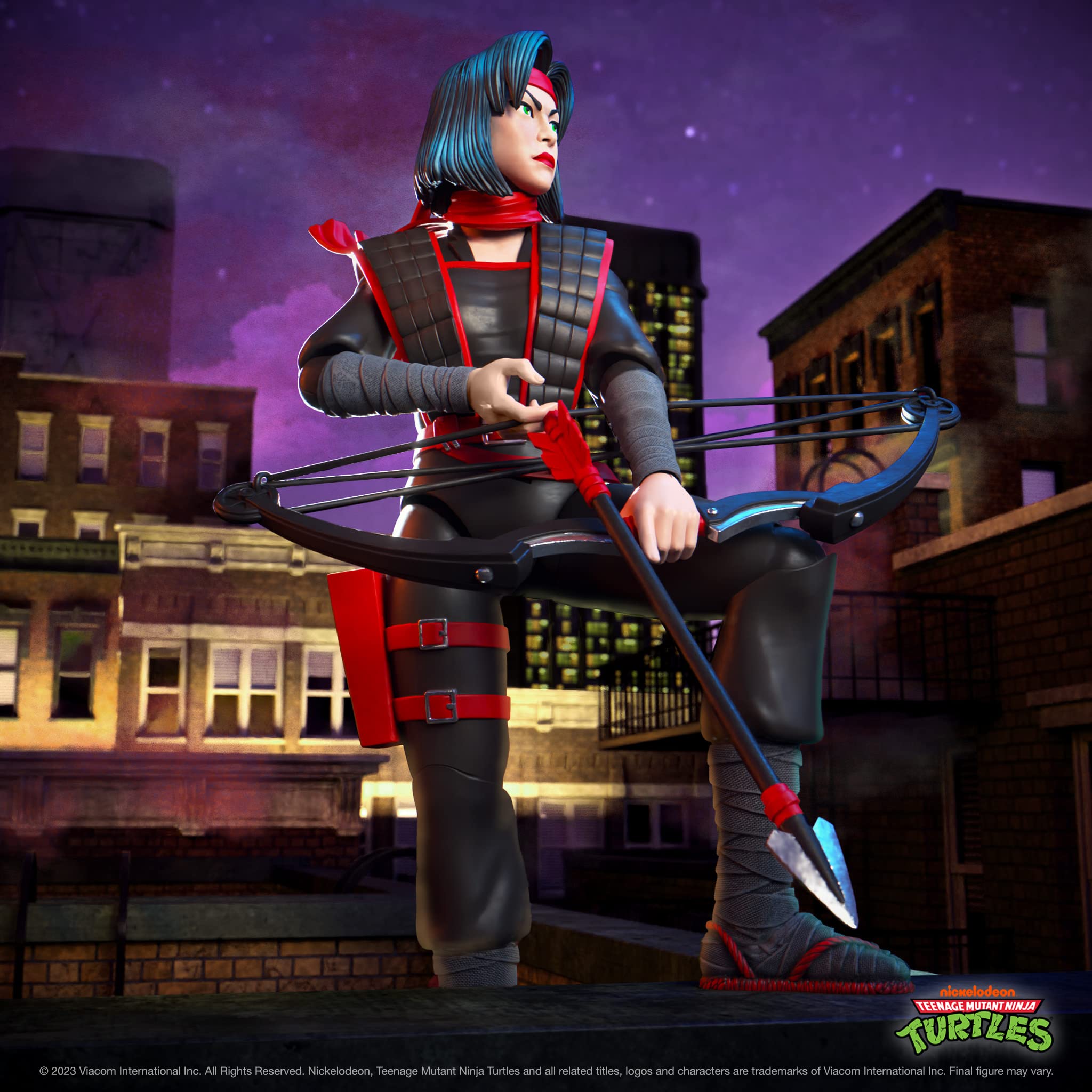 Super7 ULTIMATES! Teenage Mutant Ninja Turtles Karai - 7" TMNT Action Figure with Accessories Classic Cartoon Collectibles and Retro Toys - Image 3