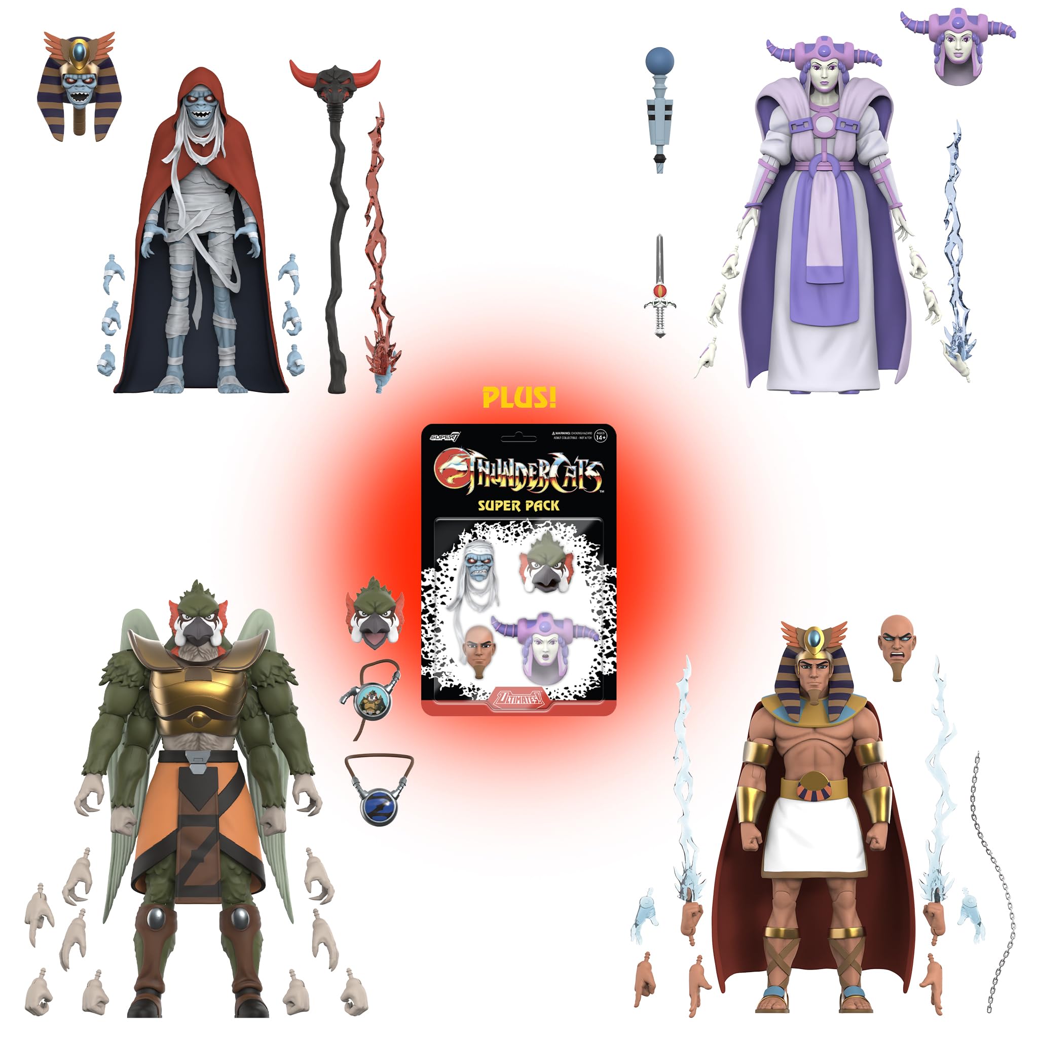 Super7 ULTIMATES! Thundercats Zaxx - 7" Thundercats Action Figure with Accessories - Classic Cartoon Collectibles and Retro Toys - Image 6