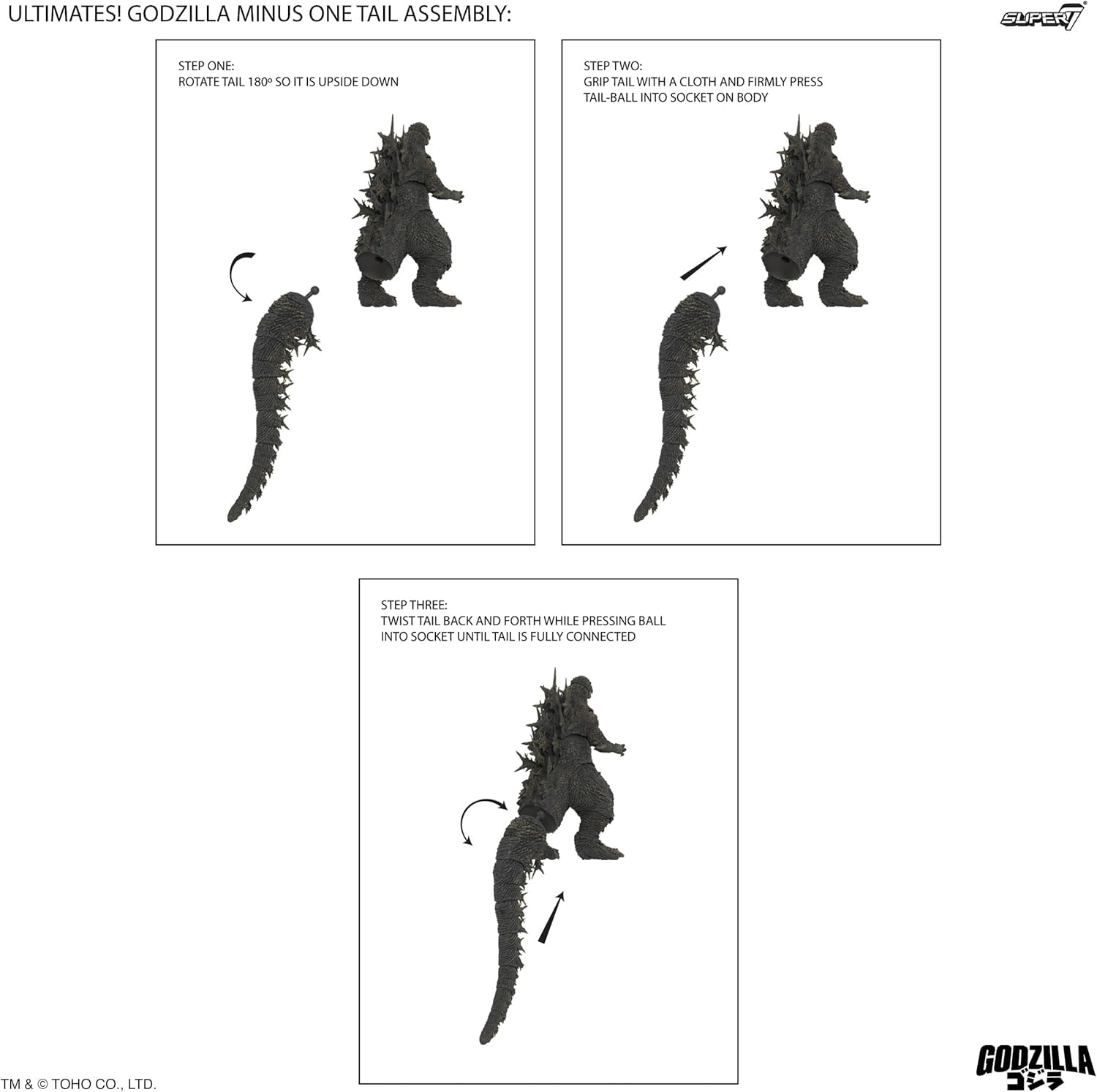 Super7 ULTIMATES! Toho Godzilla Minus One Figure - 8" Toho Godzilla Action Figure Kaiju - Classic Movie Monster Fans Collectibles & Retro Toys - Movie Model for Collectors & Display Figurine - Image 6